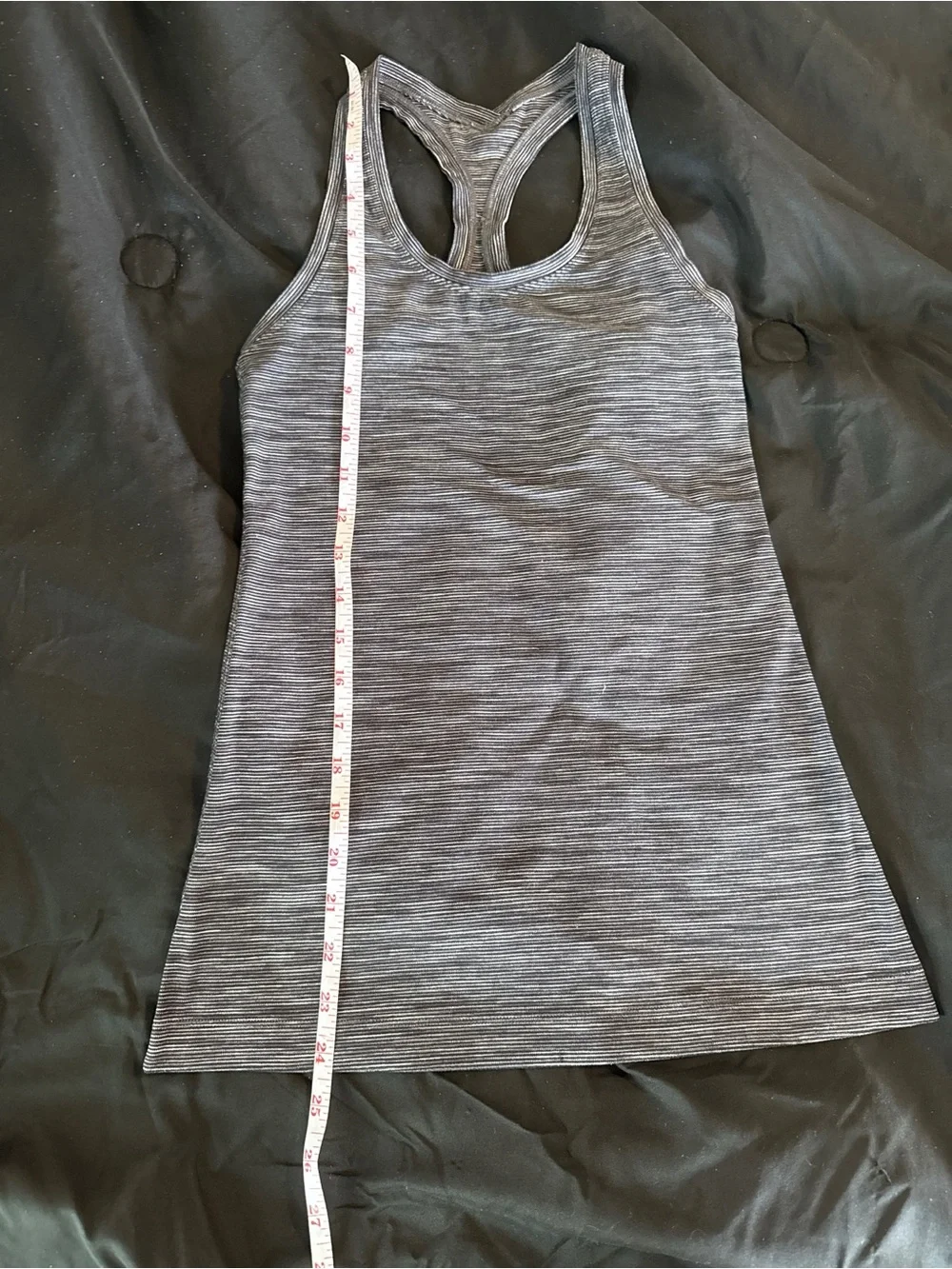 lululemon athletica Heathered Gray Racerback Tank